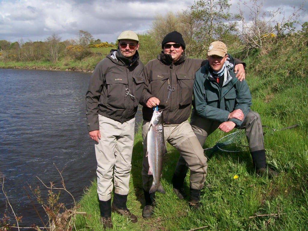 Thomas Merkel Germany with an 11lb fish caught on fly in EMAA