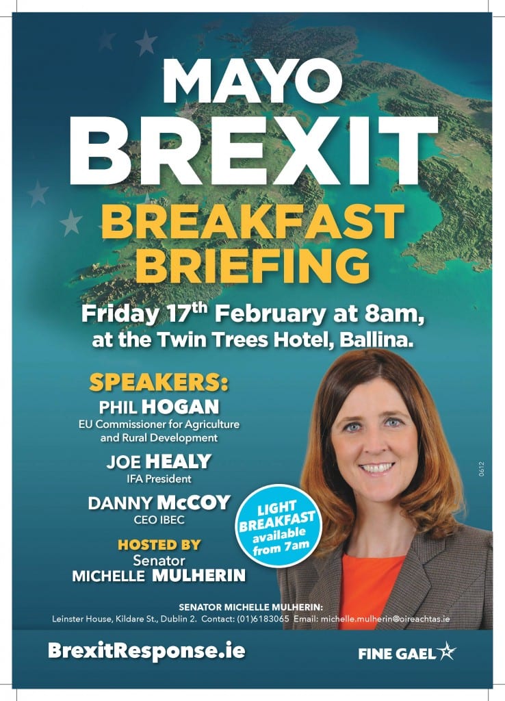 Brexit Breakfast Briefing in Ballina