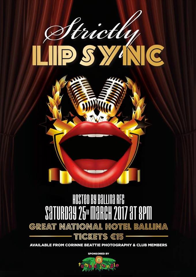 Strictly Lip Sync  in aid of Ballina Rugby Club