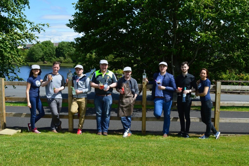 Mixologists at Connacht Whiskey Distillery, Food Fleadh Ballina Co Mayo along the Wild Atlantic Way