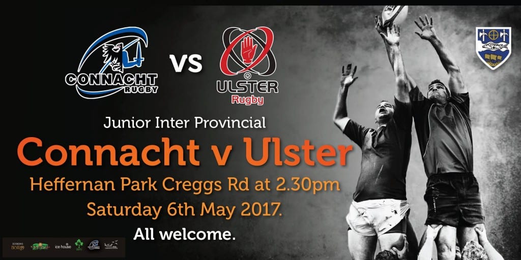 Connacht Rugby v Ulster  6th May in Ballina Co Mayo
