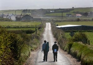 Author Brian Leyden and Musician Seamie O'Dowd. Photo Brian Farrell