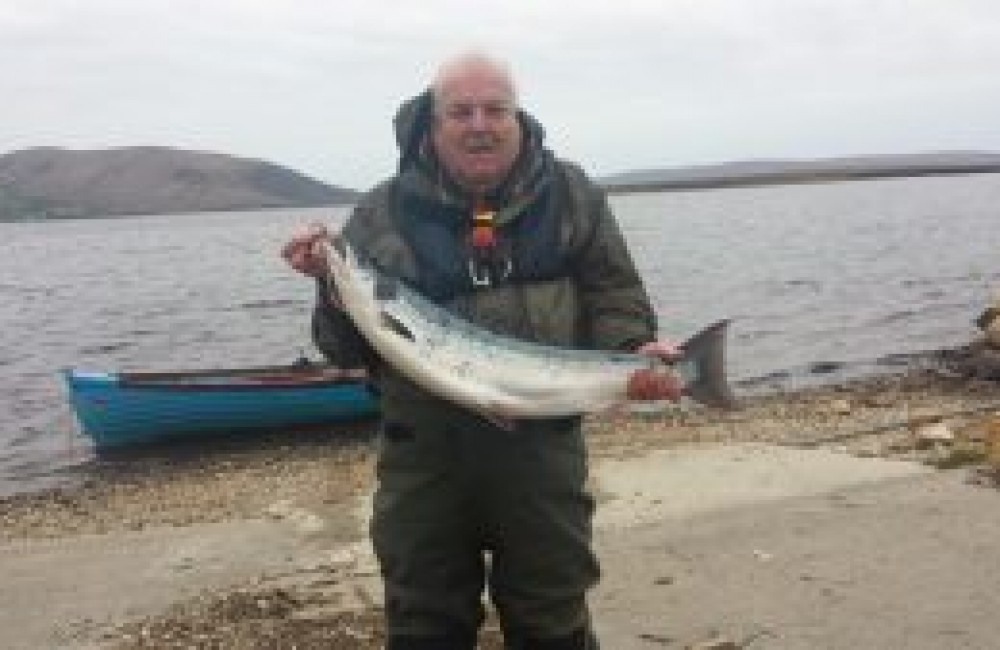 Rory Harkin with his 14 lbs. Carrowmore springer