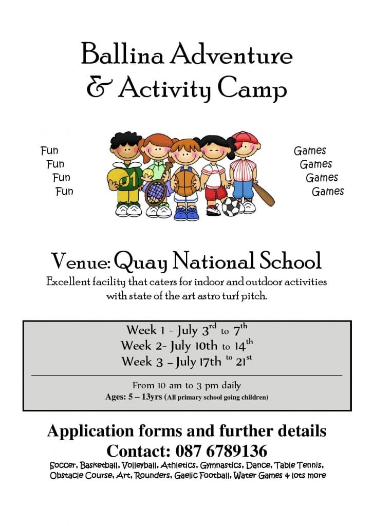 Ballina Adventure & Activity Camp 2017