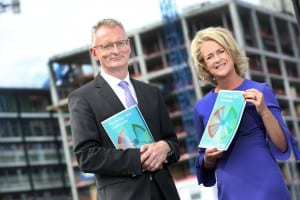 Chambers Ireland's Chief Executive Ian Talbot and President Niamh Boyle at the launch of Chambers Ireland Pre-Budget Submission calling for increased investment in infrastructure and measures to mitigate Brexit challenges. 