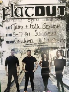 Flat out takes up Sunday afternoon residency at Crockets on the Quay