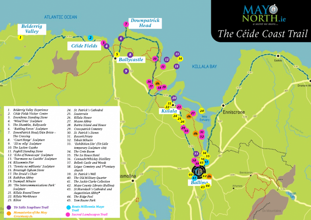 Ceide Coast Trail Co Mayo along the Wild Atlantic Way