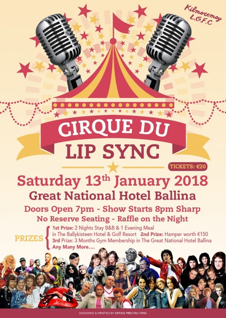 Cirque Du Lip Sync, Kilmoremoy LGFC