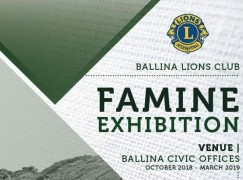 Invitation to Open Evening at Ballina Lions Club’s Famine Exhibition