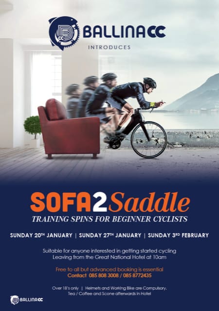 Sofa2Cycle Ballina Cycling Club 2019