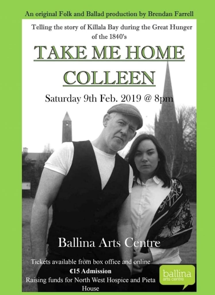 Take me Home Colleen at Ballina Arts Centre Co Mayo