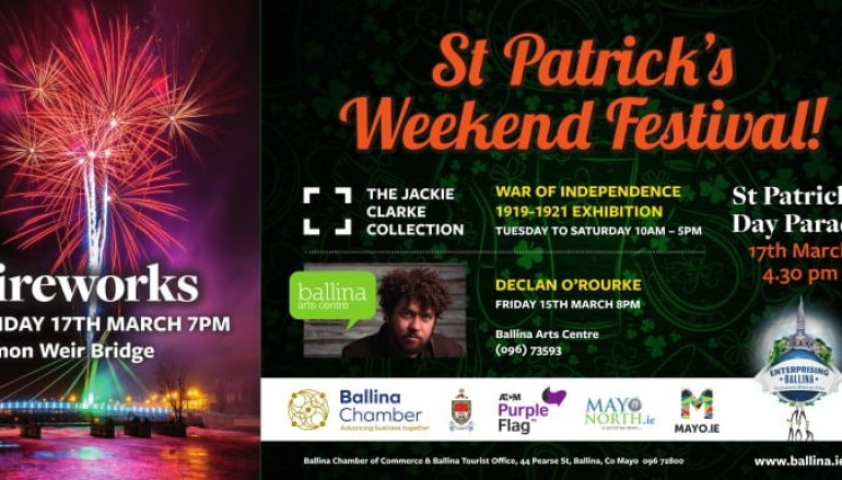 St Patricks Day and Weekend festivities in Ballina Co Mayo