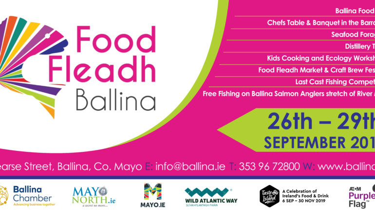 Food Fleadh Ballina brings a Taste the Island Experience to Co Mayo this September!