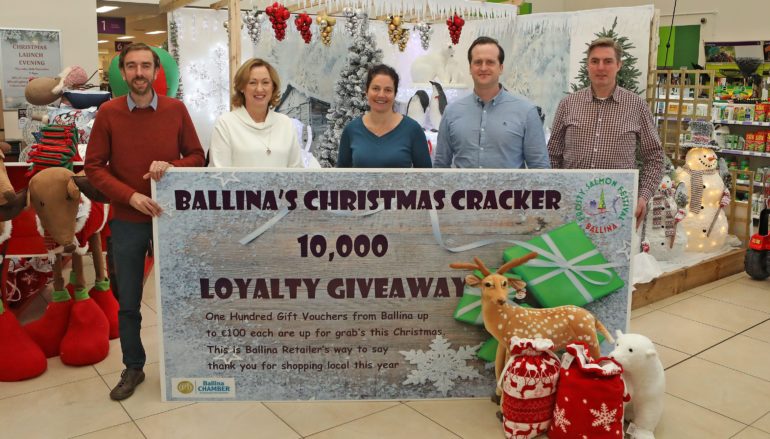 Christmas Cracker Bonanza Draw launched for 6th Year in Ballina.