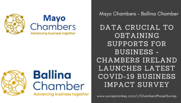 Data Crucial to Obtaining Supports for Business – Chambers Ireland Launches Latest COVID-19 Business Impact Survey