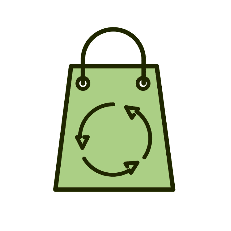 Green circular economy icon - Ballina.ie