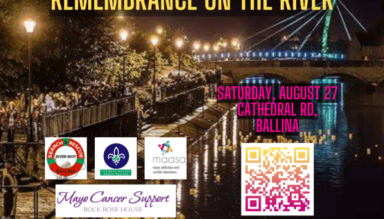 Remembrance on the River charity event to unite Mayo communities