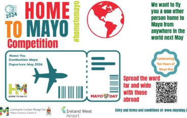 EXPERIENCE THE MAGIC OF MAYO: ENTER THE ‘HOME TO MAYO’ COMPETITION TO WIN FLIGHTS TO MAYO NEXT MAY!﻿