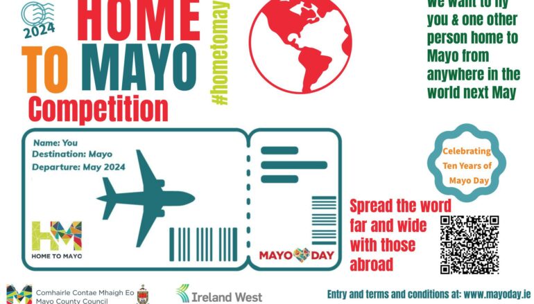 EXPERIENCE THE MAGIC OF MAYO: ENTER THE ‘HOME TO MAYO’ COMPETITION TO WIN FLIGHTS TO MAYO NEXT MAY!﻿