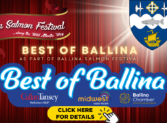 BALLINA SALMON FESTIVAL, MIDWEST RADIO AND CALLAN TANSEY SOLICITORS ANNOUNCE THE INAUGURAL ‘BEST OF BALLINA’ AWARDS 2024
