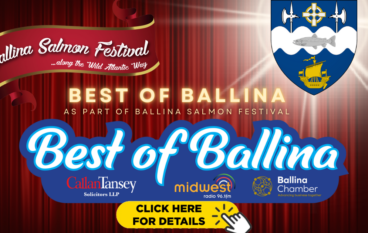 BALLINA SALMON FESTIVAL, MIDWEST RADIO AND CALLAN TANSEY SOLICITORS ANNOUNCE THE INAUGURAL ‘BEST OF BALLINA’ AWARDS 2024